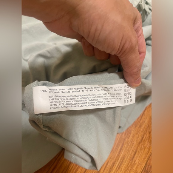 New with Tags ZARA Long Summer Dress Sage Green Size Small - Picture 6 of 6